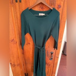 Eliza J Teal Dress 1X